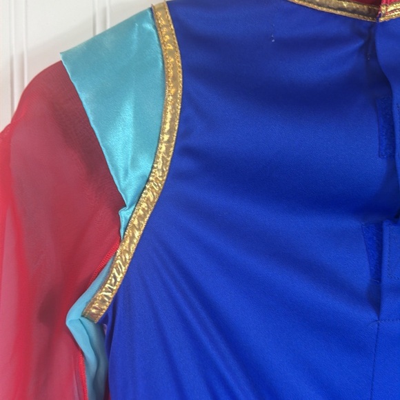 Disney Princess Mulan Costume Dress - Red, Blue, Purple Size 7/8 - Picture 7 of 8